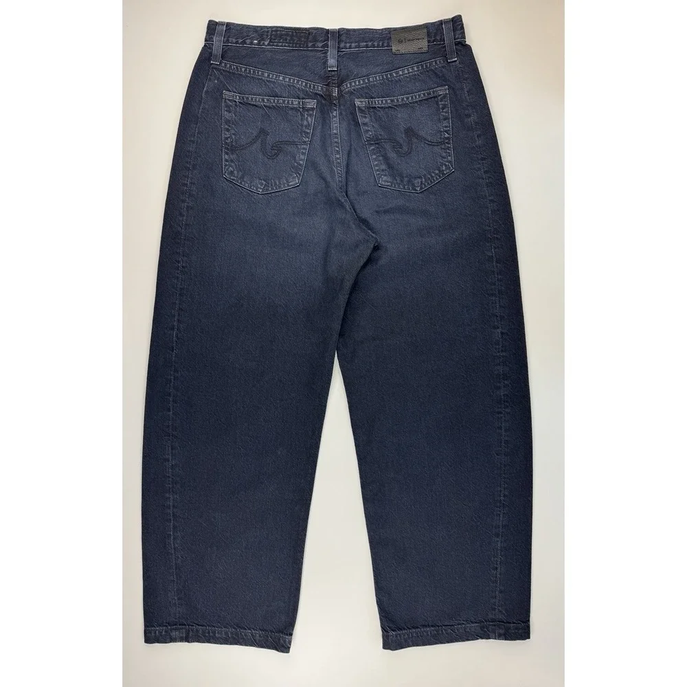 AG JEANS Hattie High Rise Barrel Jeans Japanese Fabric 29 Adriano Goldschmied